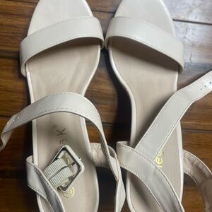 Elegant Cream Sandals